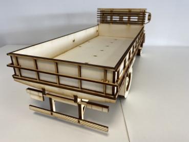 MB L-1113 LKW als 3D Großmodel - Ansicht hinten rechts